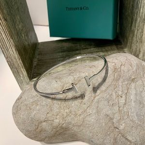 Double T cuff bracelet (not from Tiffany)